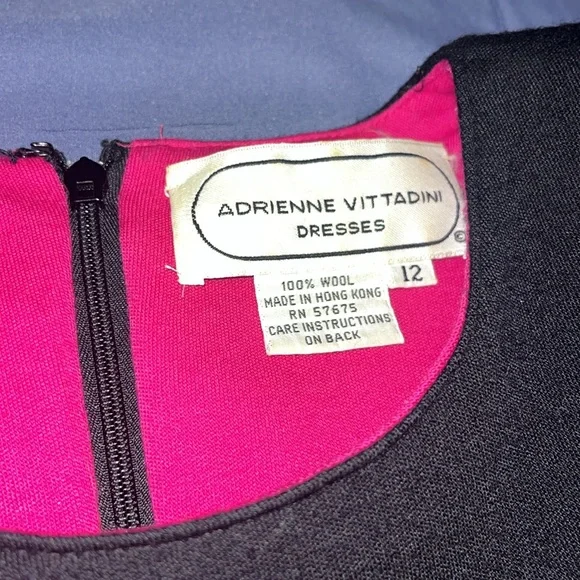 EUC. Adrianne Vittadini wool dress long sleeve. Warm - Picture 4 of 11